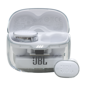 JBL Tune Buds Ghost Edition - White Ghost - True wireless Noise Cancelling earbuds - Hero